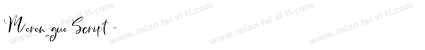 Merengue Script字体转换